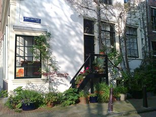 Amsterdam pavement garden