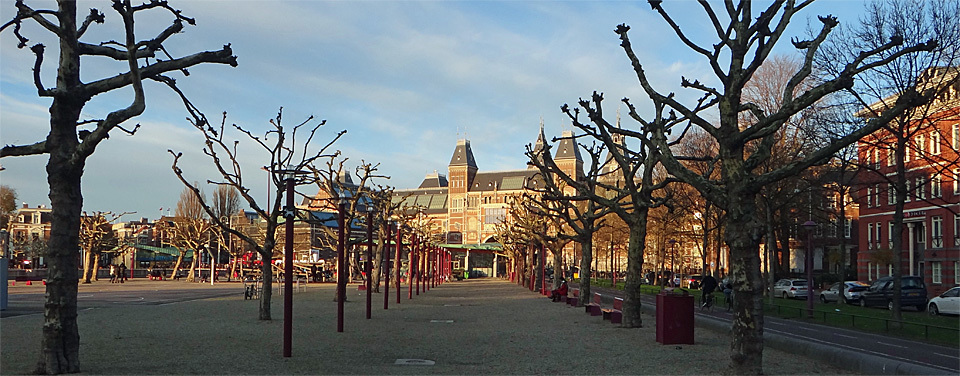 Rijksmuseum Amsterdam in winter